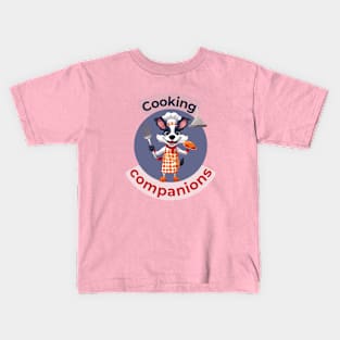 Funny Dog Chef - Cooking Companions Apron Kids T-Shirt